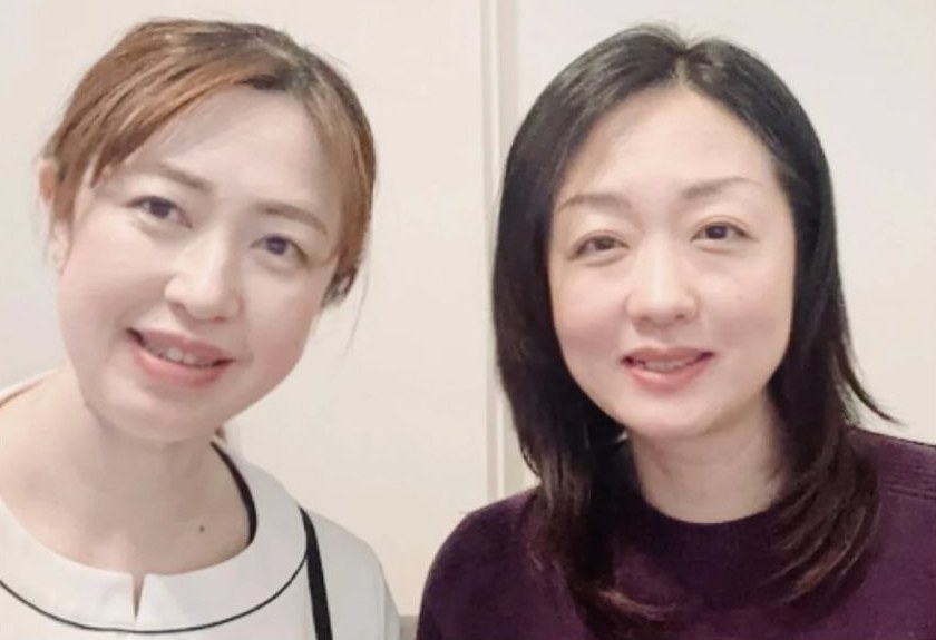 お客様とセラピストの写真